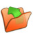 Folder orange parent